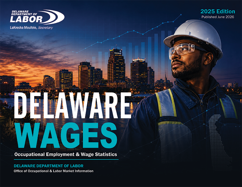 Thumbnail image of the cover of the Delaware Wages booklet.